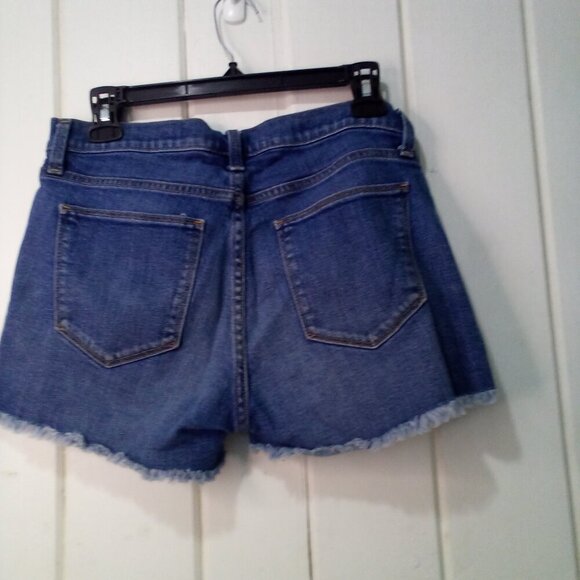 Gap Authentic Summer Short Women 27 Raw Hem Denim Blue - Picture 13 of 13